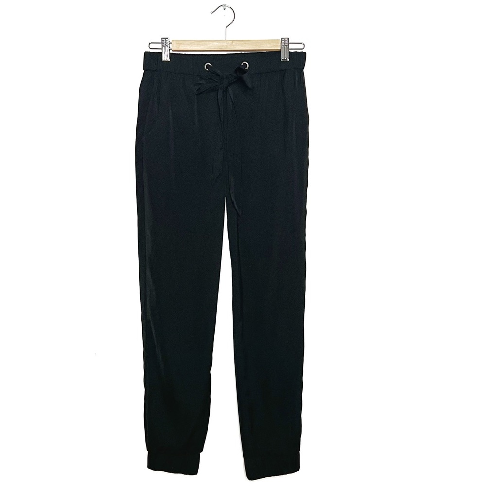 French Connection | Black Tie Waist Pants